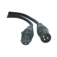 AC-DMX3/0,5 3 p. XLRm/3 p. XLRf 0,5m DMX